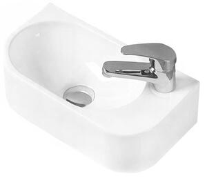 Mexen Viera umywalka nablatowa lewa 40 x 21 cm, biała - 21274000L