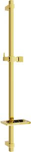Mexen DQ drążek prysznicowy z mydelniczką 80 cm, złoty - 79381-50