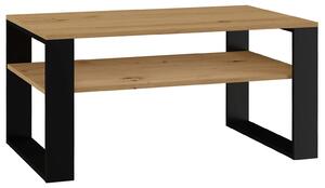 Ława Kawowa Czarny Do Narożnika Dąb Artisan + P4-B26