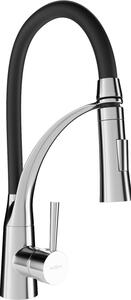 Mexen Aster bateria kuchenna, chrom/czarna - 73450-07