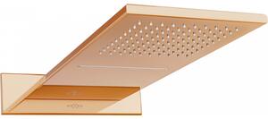 Mexen Waterfall deszczownica slim 50 x 22 cm, różowe złoto - 79190-60