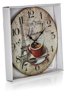 Zegar ścienny Cafe Paris, śr. 34 cm