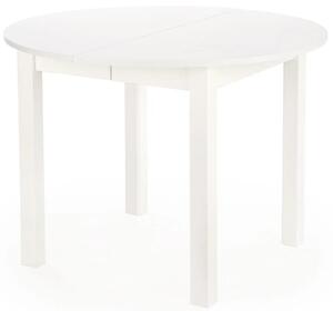Biały okrągły stół rozkładany 102-142 cm A2-B47
