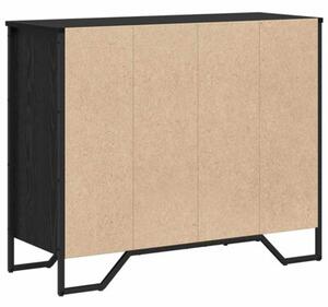 Komoda z szufladami 2 szt. czarny dÄ b 91 x 35,5 x 74,5 cm