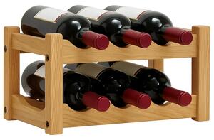 Drewniany stojak na wino T9-D19