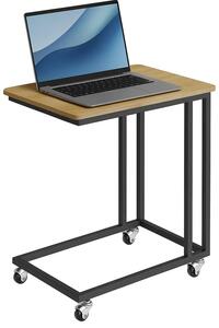 Loftowy Mobilny Stolik Pod Laptopa Dąb Sonoma M7-A63
