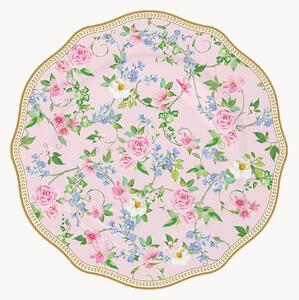 Komplet talerzy śniadaniowych z porcelany Garden Joy, 6 elem
