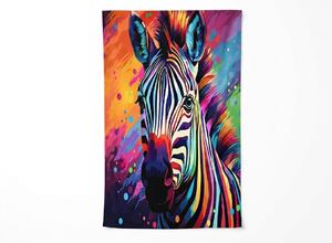 Ręcznik plażowy XL szybkoschnący ZEBRINA kolorowy 100 x 180 cm, 100% mikrofibra