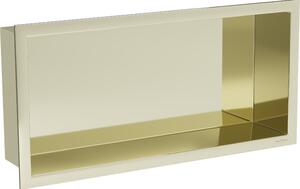 Mexen X-Wall-R półka wnękowa z kołnierzem 45 x 20 cm, złota - 1950452010