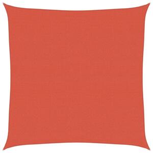 Żagiel przeciwsłoneczny, 160 g/m², terakotowy, 4,5x4,5 m, hdpe