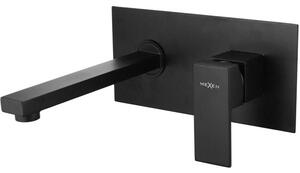 Mexen Cube bateria umywalkowa podtynkowa, czarna - 73115-70