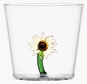 Ręcznie wykonana szklanka ze szkła borokrzemowego Botanica