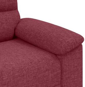 Sofa 2-osobowa, winna czerwieÅ, 180x81x84 cm, tkaninÄ