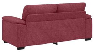 Sofa 2-osobowa, winna czerwieÅ, 180x81x84 cm, tkaninÄ