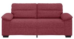 Sofa 2-osobowa, winna czerwieÅ, 180x81x84 cm, tkaninÄ