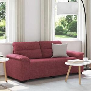 Sofa 2-osobowa, winna czerwieÅ, 180x81x84 cm, tkaninÄ