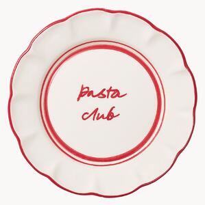 Ręcznie malowany talerz śniadaniowy Bistro