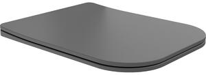 Mexen Teo deska wolnoopadająca slim, duroplast, szara ciemna mat - 39840071