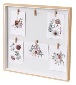 Naturalna ramka ścienna 43x43 cm – Casa Selección