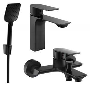 Mexen Alexa R62 zestaw wannowy, czarny - 71203R62-70