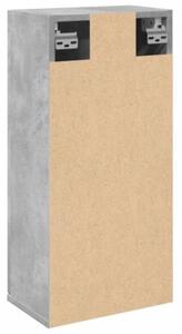 Wisząca szafka łazienkowa, betonowa szarość, 32x20x67 cm