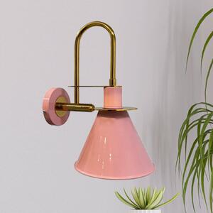 Kinkiet Ramsay ROYALTECH, możliwość ściemniania, fioletowy / różowy / bladoróżowy, salon / jadalnia, metal