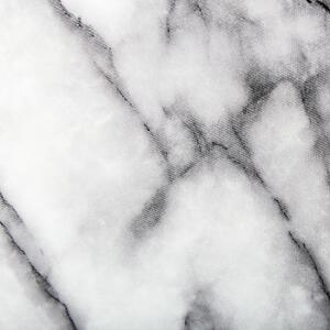 Nowoczesny stół do jadalni MDF ⌀ 80 cm efekt marmuru z białym Gutiere Beliani