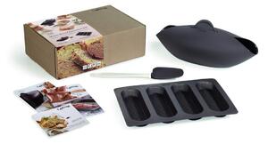Silikonowe formy do pieczenia bagietek/chleba zestaw 3 szt. Essential – Lékué