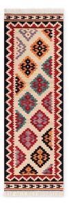 Czerwony wełniany chodnik dwustronny tkany ręcznie 60x190 cm Kamal Kian – Nouristan