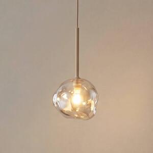 Lampa wisząca Lava TK Lighting, możliwość ściemniania, kremowy / amber, salon / jadalnia, szkło, nowoczesny