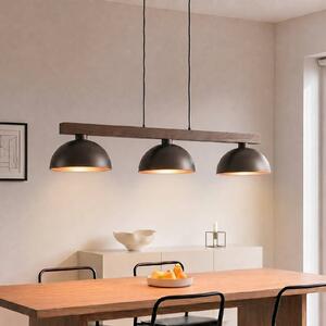Lampa wisząca Oslo TK Lighting, możliwość ściemniania, brązowy / rdzawy, salon / jadalnia, metal, nowoczesny