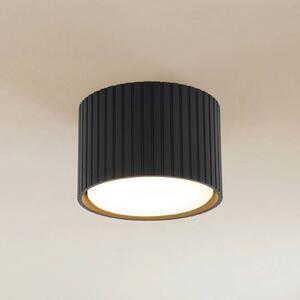 Downlight Ferro, czarny, tworzywo sztuczne, wysokość 6 cm, GX53 Ferro TK Lighting, możliwość ściemniania, czarny, salon / jadalnia, tworzywo sztuczne, nowoczesny