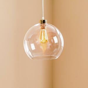 TK Lighting Żyrandol Cubus, przezroczysty, szkło, Ø 30 cm, E27