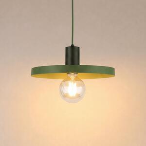 Lampa wisząca Sila TK Lighting, możliwość ściemniania, zielony, salon / jadalnia, metal, nowoczesny