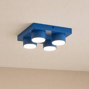 Lampa sufitowa Brix TK Lighting, możliwość ściemniania, niebieski, salon / jadalnia, metal, nowoczesny