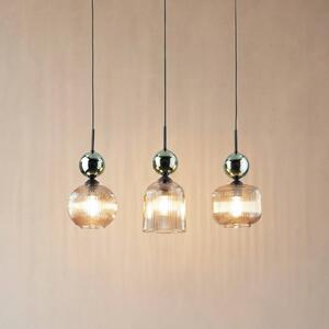 Lampa wisząca Sophia TK Lighting, możliwość ściemniania, zielony, salon / jadalnia, szkło, nowoczesny
