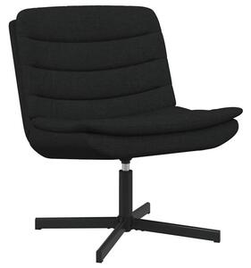 Fotel obrotowy czarny 63 x 75 x 76 cm tkanina