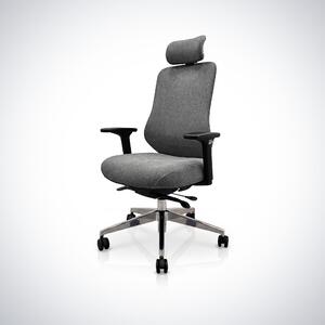 Ergonomiczny fotel biurowy ciemnoszary AXIS