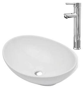 Komplet umywalki nablatowej z baterią F8-T14