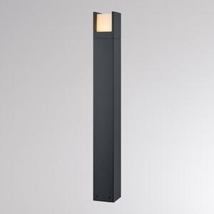 Molto Luce Słupek ogrodowy LED FYNN-U, wysokość 85 cm, kolor antracytowy, CCT IP65, FYNN-U, czarny, aluminium, nowoczesny