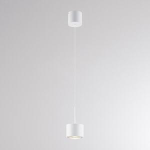 Molto Luce Lampa wisząca MAG MINI, możliwość ściemniania, biały / opal, salon / jadalnia, aluminium, nowoczesny