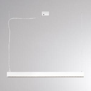 Molto Luce Żyrandol LED PERFORA PROLINE M, biały, 106 cm, DALI (światło skierowane w możliwość ściemniania, biały / opal, salon / jadalnia, aluminium, nowoczesny