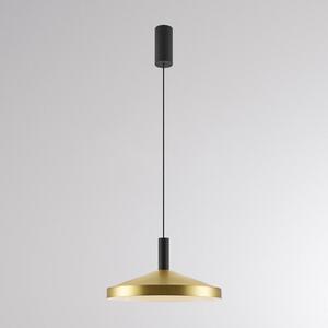 Molto Luce Lampa wisząca LORA III, możliwość ściemniania, mosiężny / złoty, salon / jadalnia, metal, nowoczesny