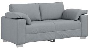 Sofa jasnoszary 180 x 77 x 82 cm tkanina