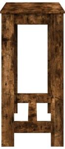 Stolik barowy, przydymiony dąb, 102x50x103,5 cm