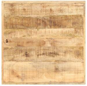 Stolik barowy, 60x60x107 cm, surowe drewno mango