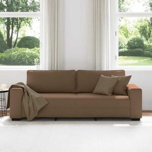 Sofa 3-osobowa, brÄ zowa, 180 cm, tkaninÄ
