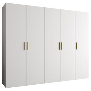 Szafa uchylna otwierana Bari 1 250 wys. 202 cm biaÅy + u. zÅoty