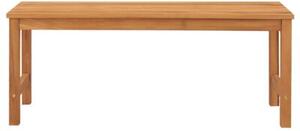 Ławka ogrodowa, 114 cm, lite drewno tekowe