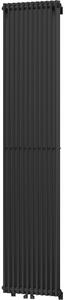 Mexen Kansas grzejnik dekoracyjny 1800 x 420 mm, 1242 W, czarny - W204-1800-420-00-70
